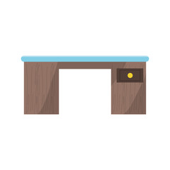 desk with a drawer icon