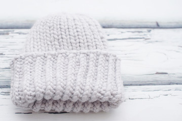 knitting by needles. knitting concept. 