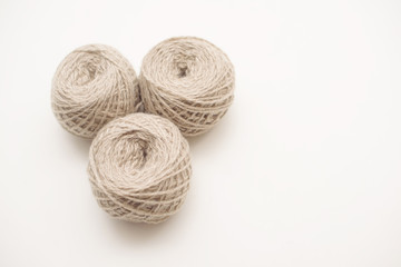 knitting by needles. knitting concept. 