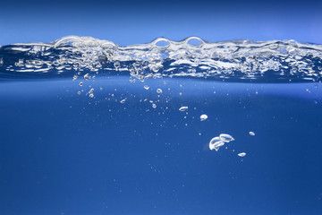 Water surface and underwater