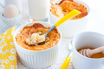 Baked millet porridge, an ancient Russian recipe, horizontal
