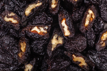 Prunes stuffed with walnuts