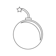 round bomb icon image