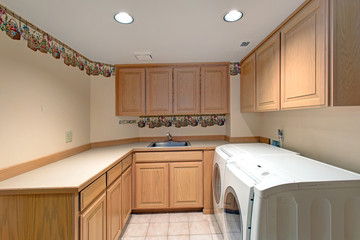 Lovely laundry room interior