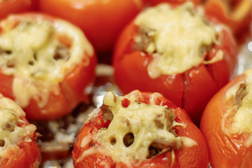 tomatoes stuffed with meat