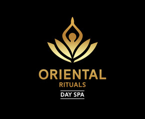 Beautiful Day Spa logo sign vector