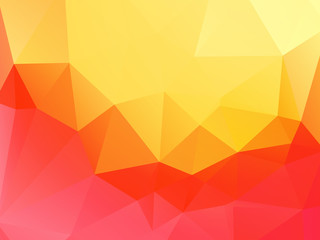 yellow pink abstract triangular background