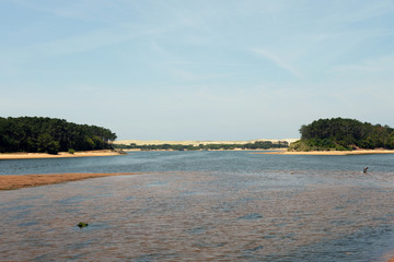 am Lac Marin in Vieux Boucau Aquitanien