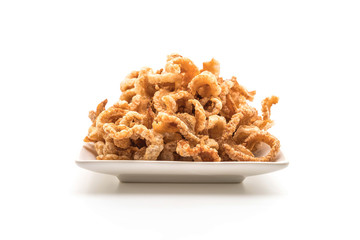 Fried pork rince or Pork snack with Northern Thai Green Chilli Dip