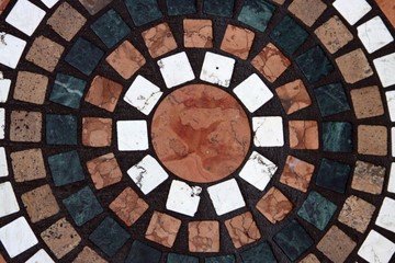 pavimento da esterno mosaico val camonica bergamo