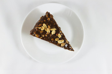 Incredible delicious peanut chocolate cake