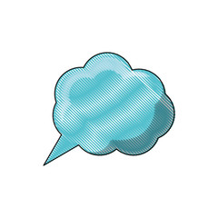 thinking cloud icon image