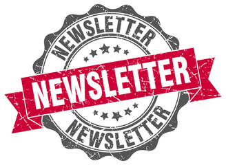 Fototapeta premium newsletter stamp. sign. seal