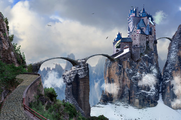 a Castle on the rock © Val Thoermer
