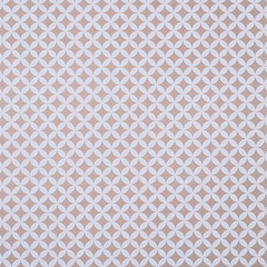 pink wrapper design with brown lozenges pattern