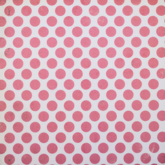 white wrapper design with red circles