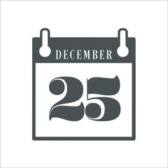 Calendar icon. Vector Illustration