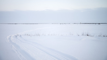 Obraz premium дорога к стойбищу