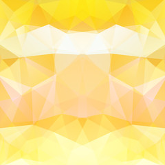 Abstract polygonal vector background. Yellow geometric vector illustration. Creative design template.