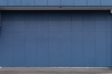 street wall background ,Industrial background, empty grunge urban street with warehouse brick wall