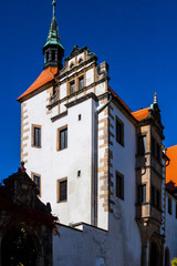 State Castle Benesov nad Ploucnici. The chateau complex is a unique example of Gothic and Renaissance architecture - the so-called Saxon Renaissance