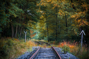 Eisenbahngleise stillgelegt