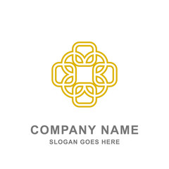 Abstract Islamic Ornament Mandala Logo