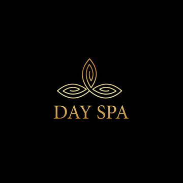 Beautiful Day Spa logo sign vector