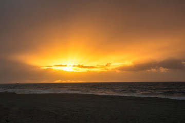 Sunrise on the Crystal Coast of North Carolina