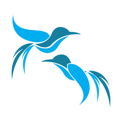 flying bird logo