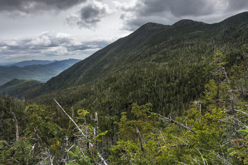 Fototapeta na wymiar The Haystack Mountains in the Adirondack High Peak Wilderness
