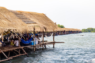 Kratie - capital of Kratie Province in eastern Cambodia. Situated on the banks of Mekong river 