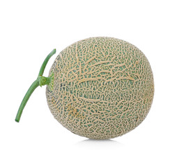 cantaloupe melon isolated on white background