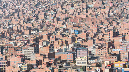 Mass housing at La Paz Bolivia