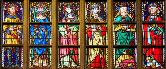 Stained Glass - Catholic Saints