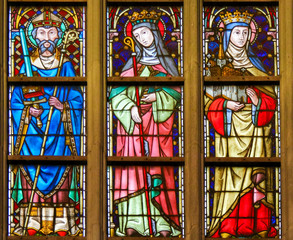 Stained Glass - Catholic Saints