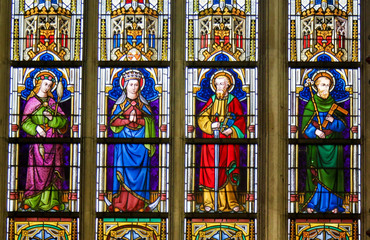 Stained Glass - Catholic Saints