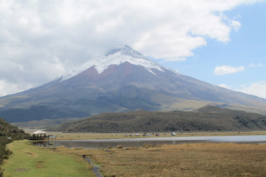 Cotopaxi's Volcano inside the National Park in Ecuador