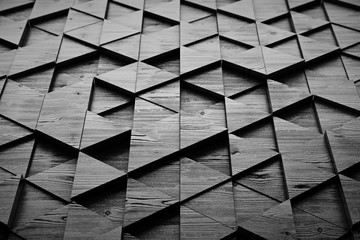 Triangular Abstract polygonal background, Grunge surface, 3d render