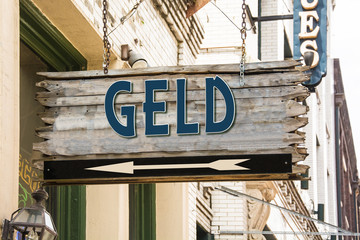 Schild 279 - Geld