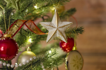 Винтажный рождественский декор