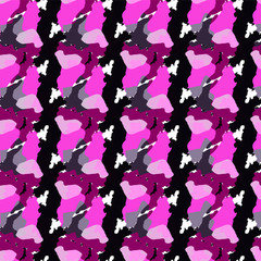 Pink and black abstract texture background.
