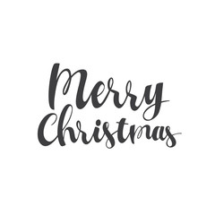 Merry Christmas Lettering