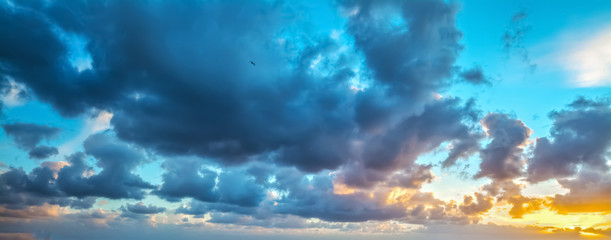 Fototapeta premium Dark clouds in the sky