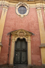 Façade baroque de l'église Sant Apollonia de Pise en Toscane, Italie