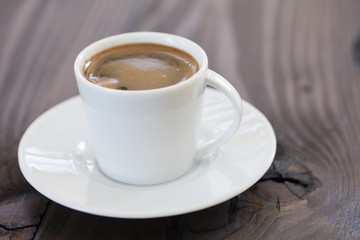 turkish coffee served in traditional cup