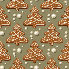 Gingerbread Christmas Tree Pattern