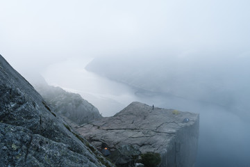 Cliff Preikestolen, Norway
