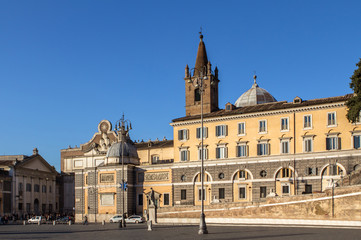 Piazza del Popolo in Rome