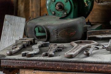 Vintage metal tools